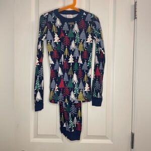 Hanna Andersson Multicolor Tree Print Pajamas